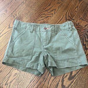 G1 Goods Casual Olive Women's Cargo Utility Shorts